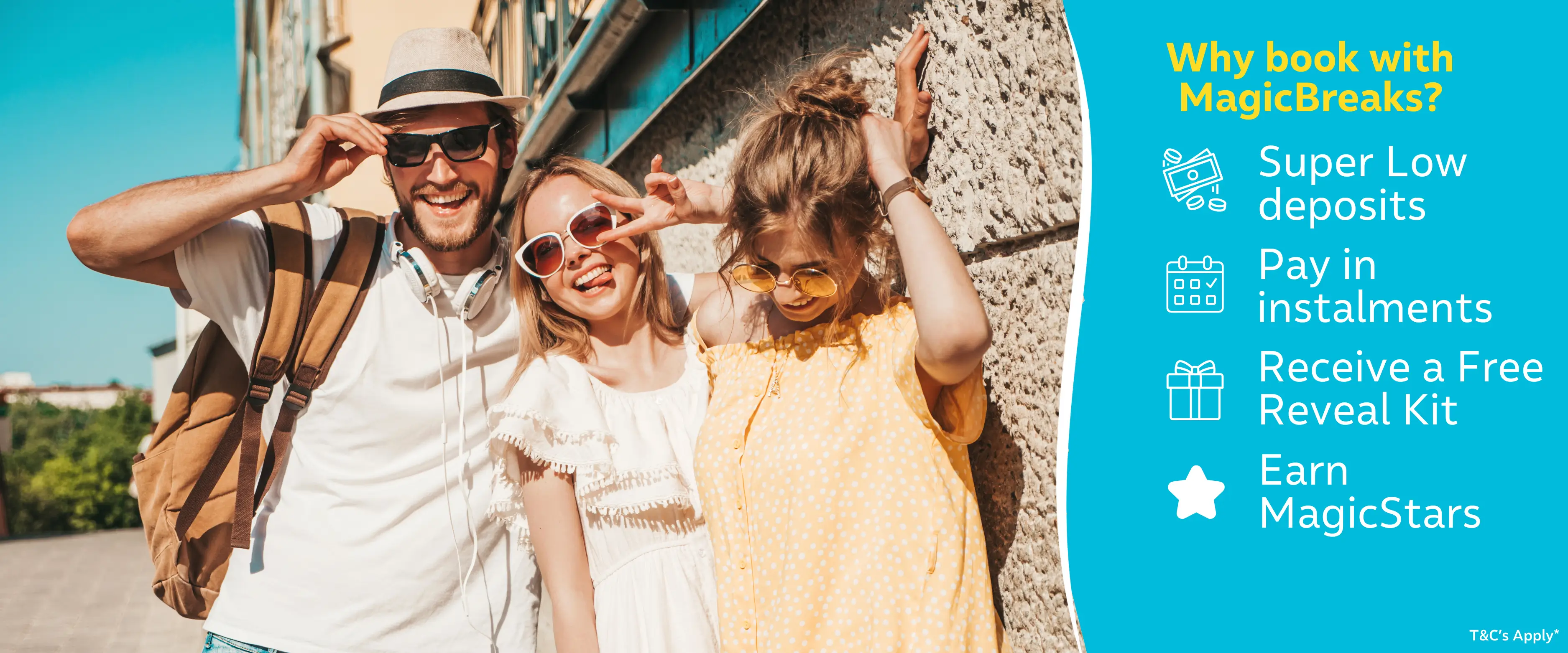 MagicBreaks WHY BOOK WITH MAGICBREAKS carousel banner