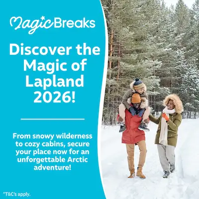 MagicBreaks Lapland 2026 carousel banner