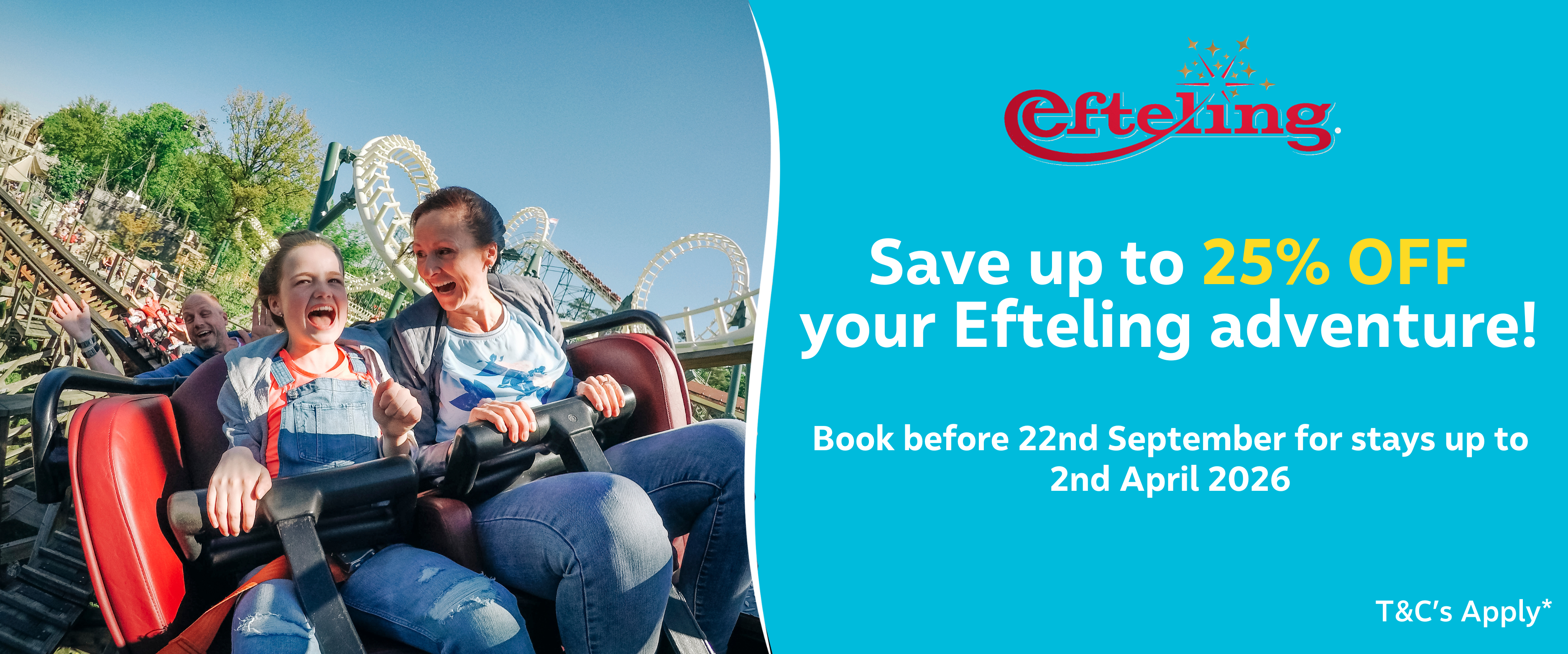 MagicBreaks Efteling 25% OFF carousel banner