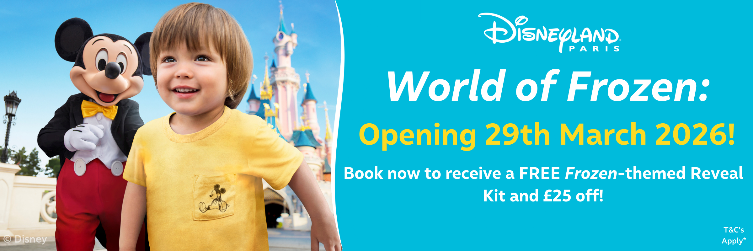 MagicBreaks World of Frozen! carousel banner