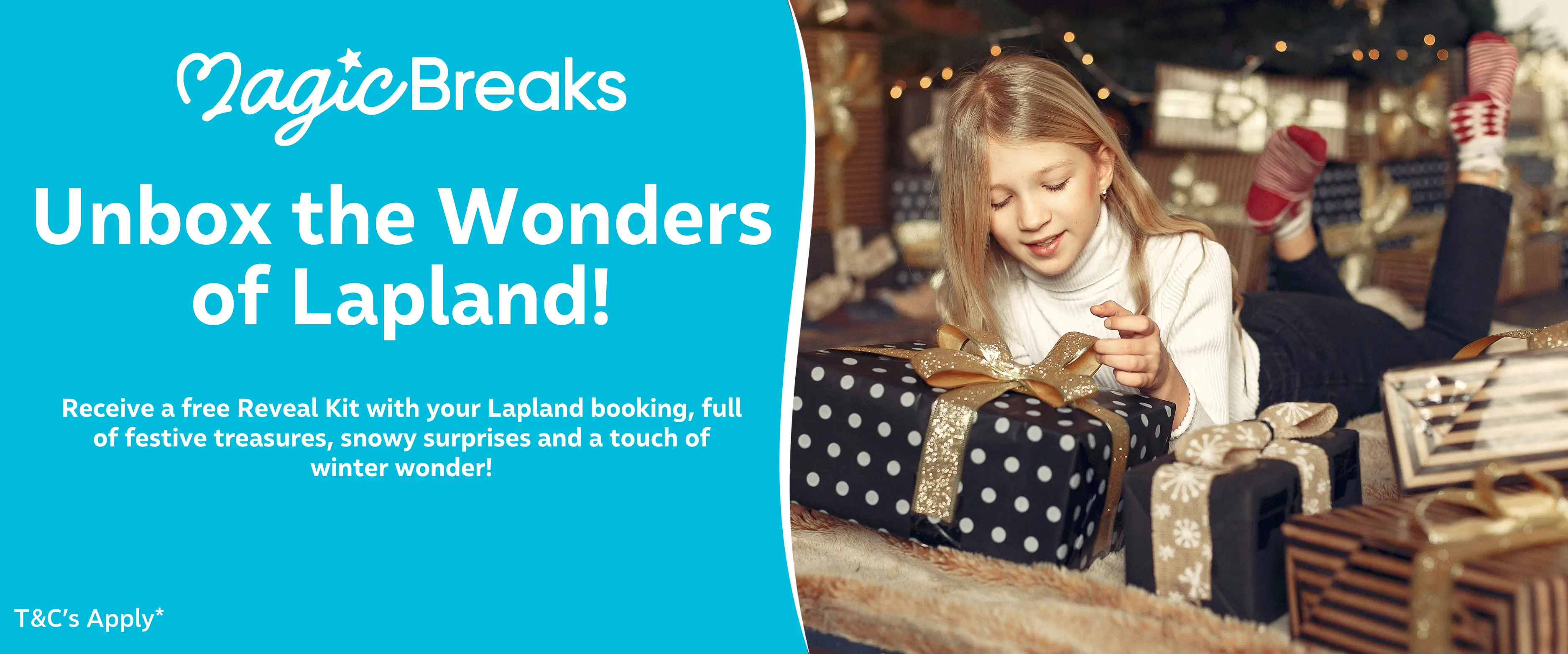 MagicBreaks Free Lapland Reveal Kit Homepage carousel banner