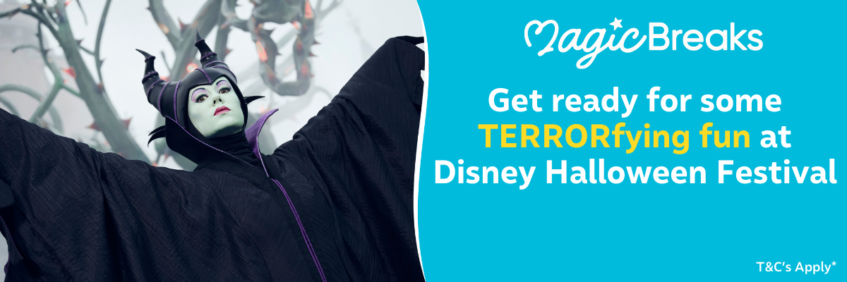 MagicBreaks Experience Disney Halloween Festival carousel banner