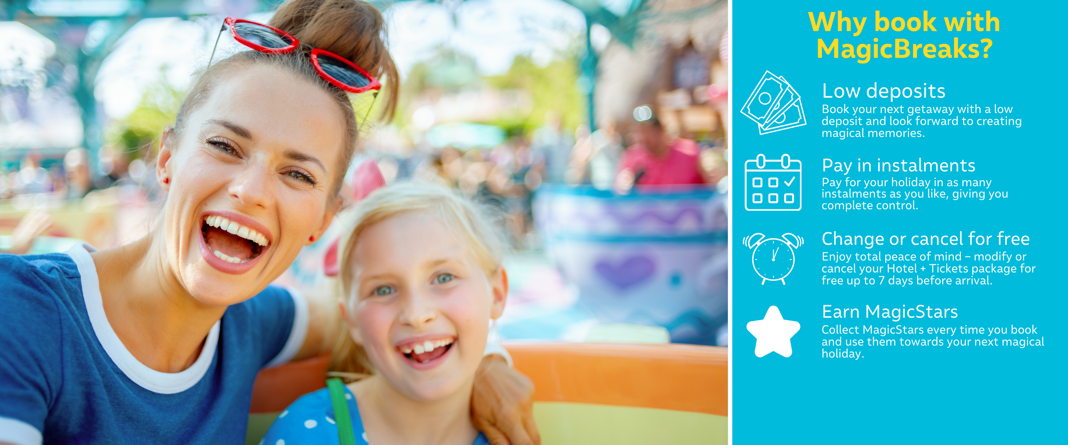 MagicBreaks WHY BOOK WITH MAGICBREAKS carousel banner