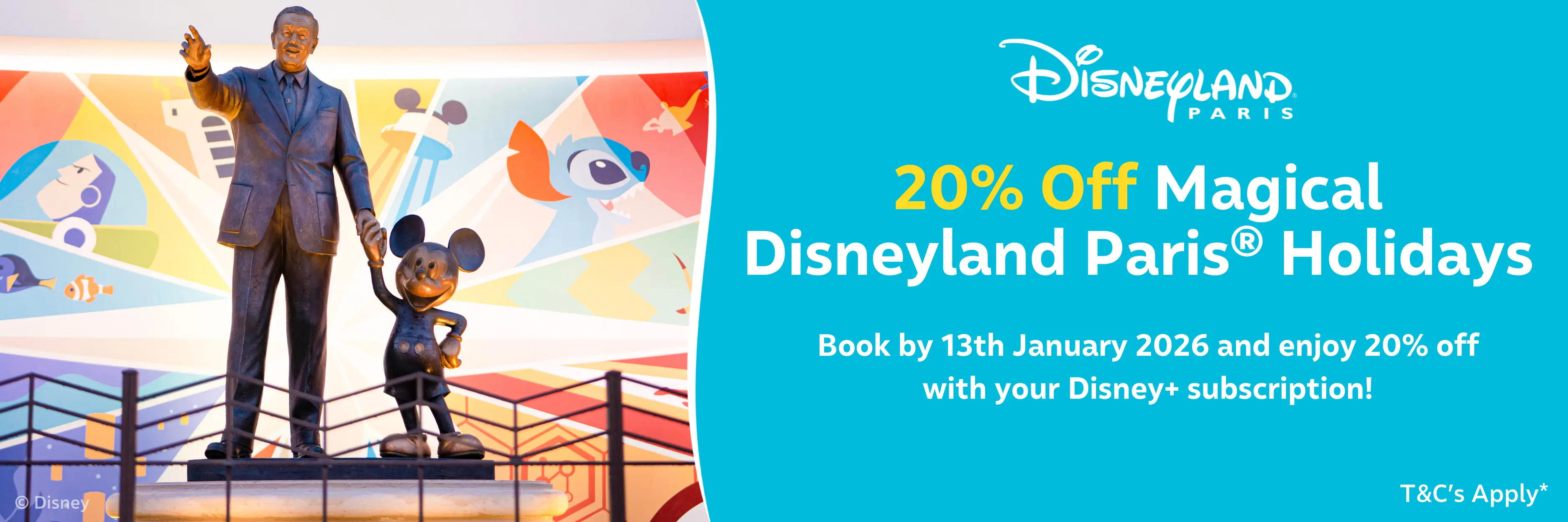 MagicBreaks Disney+ Subscription Offer 20% Off carousel banner