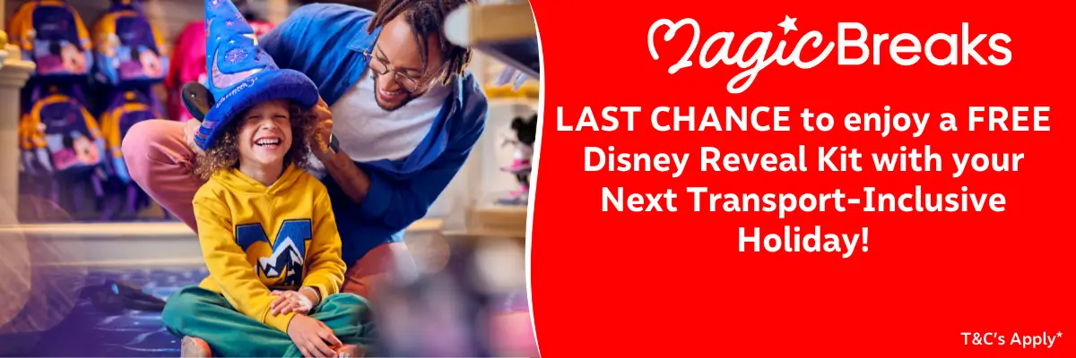 MagicBreaks LAST CHANCE to Receive a Disney Reveal Kit! carousel banner