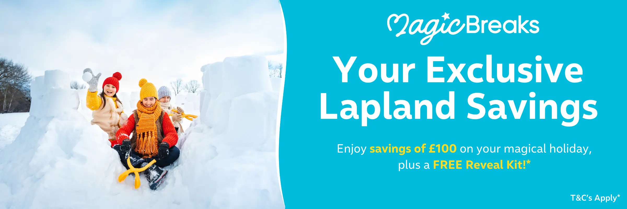 MagicBreaks Lapland Black Friday Offer carousel banner
