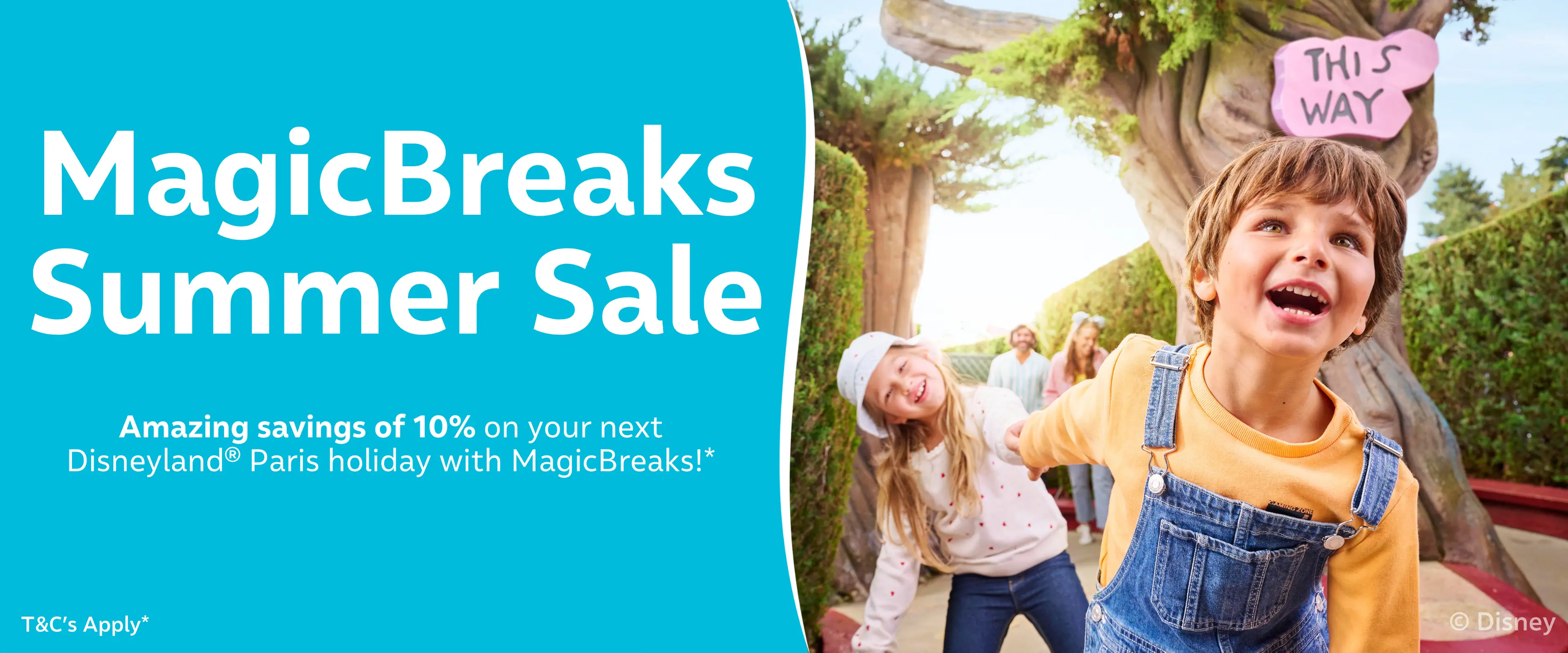 MagicBreaks Summer Sale carousel banner