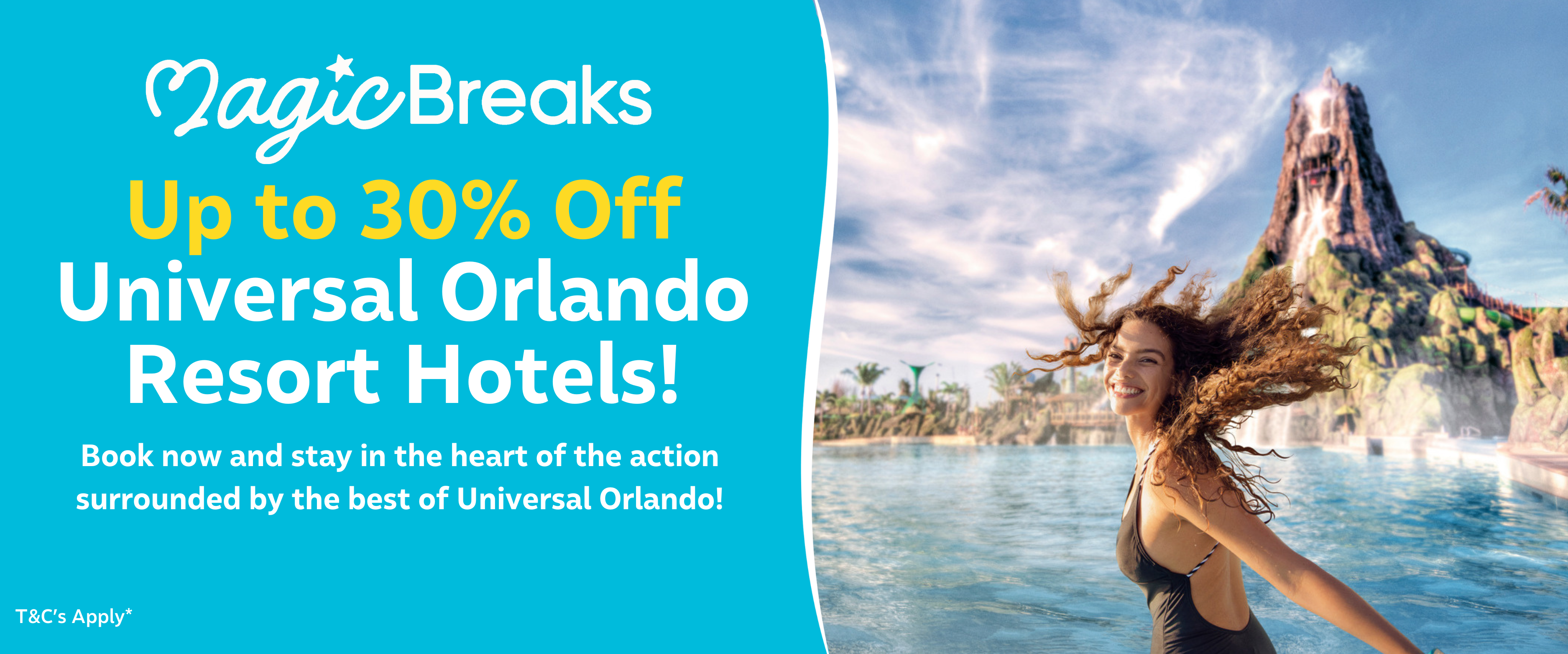 MagicBreaks 30% Off Universal Hotels carousel banner