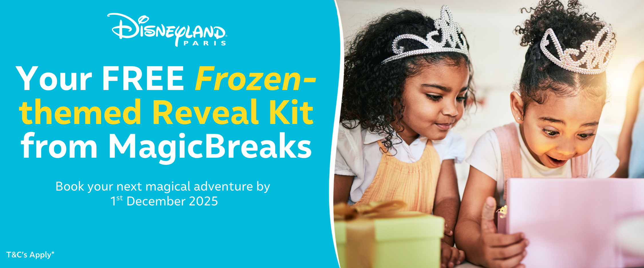 MagicBreaks Frozen Reveal Kit carousel banner