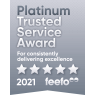 Feefo Platinum Trusted Service