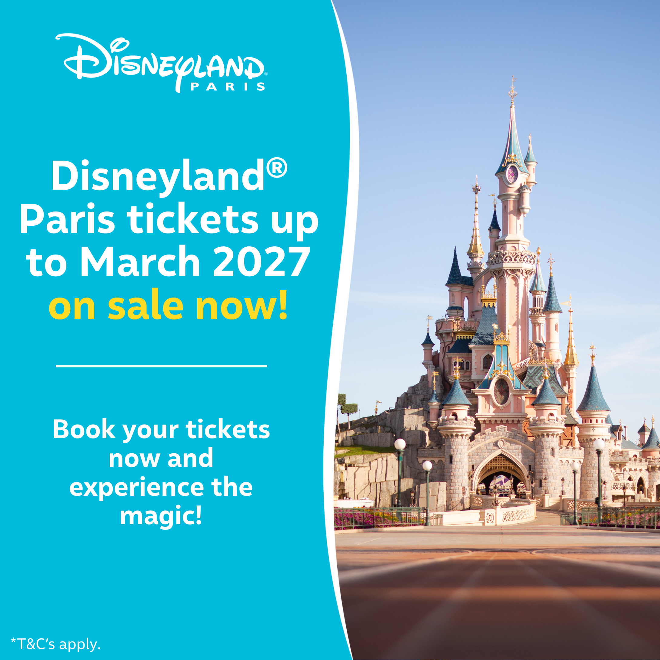 MagicBreaks TICKETS UP TO MARCH 2027 ON SALE NOW! carousel banner