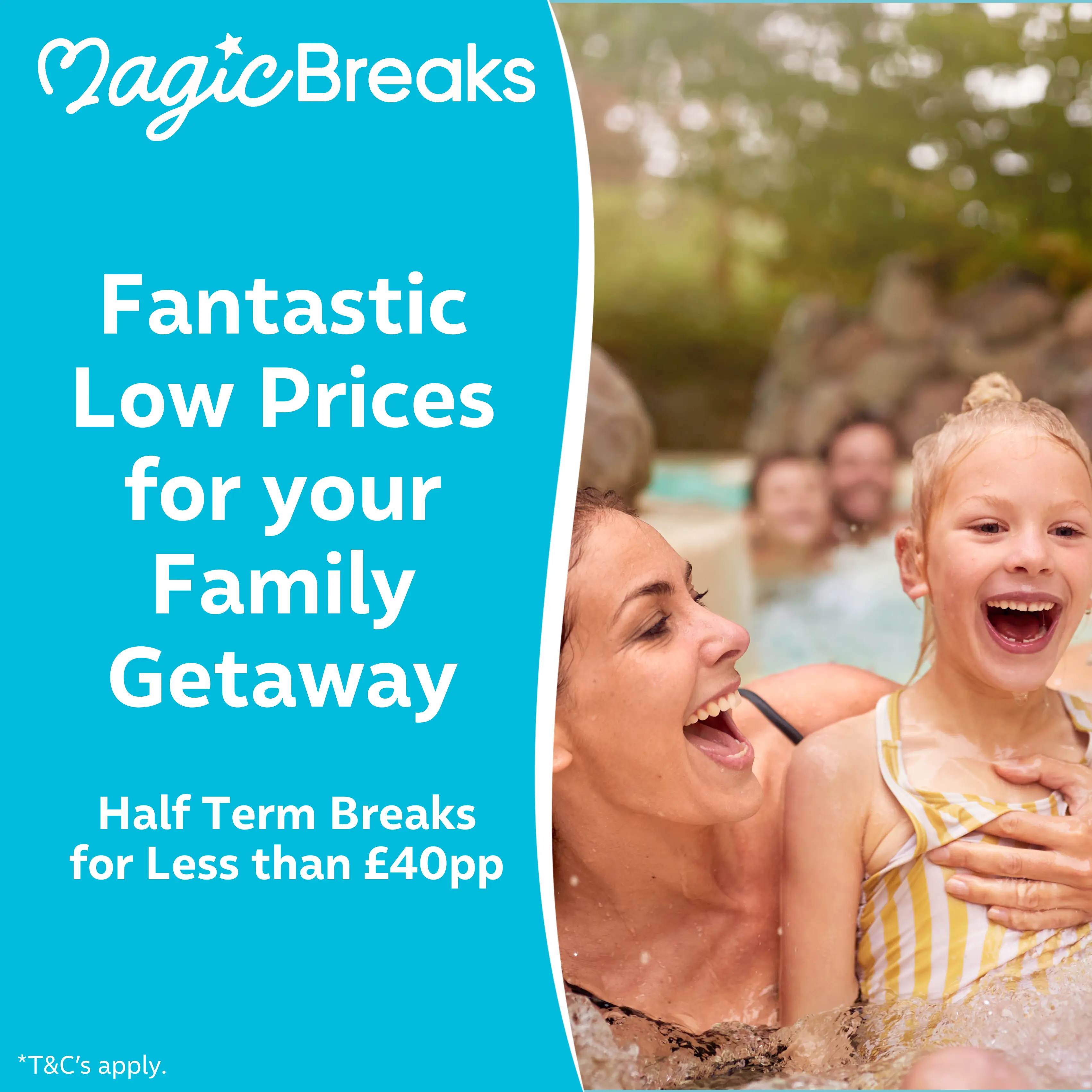 MagicBreaks Center Parcs Europe carousel banner