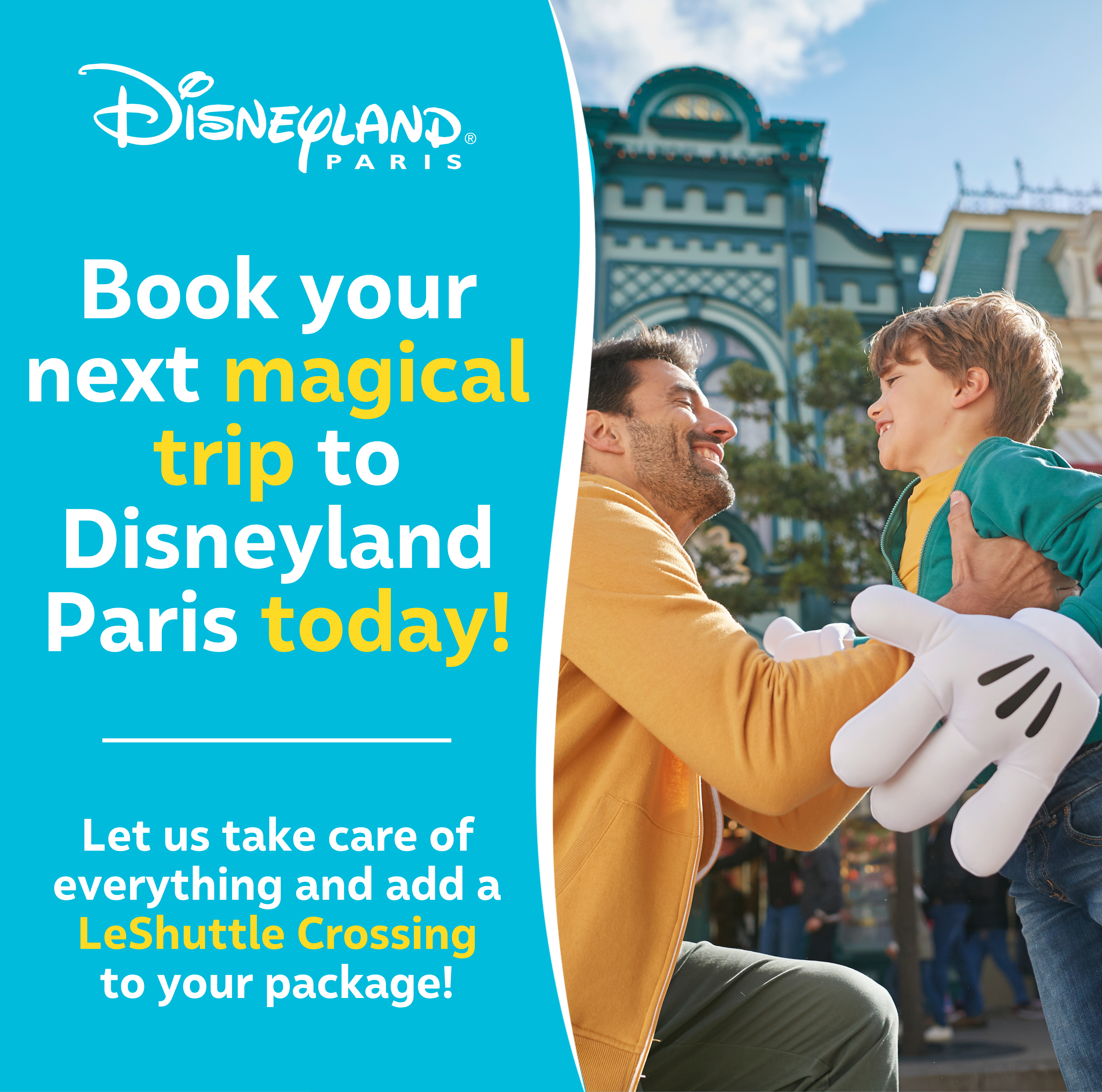 MagicBreaks DISNEYLAND PARIS carousel banner