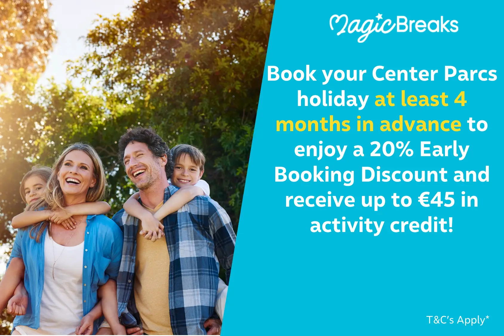 MagicBreaks special offer carousel banner