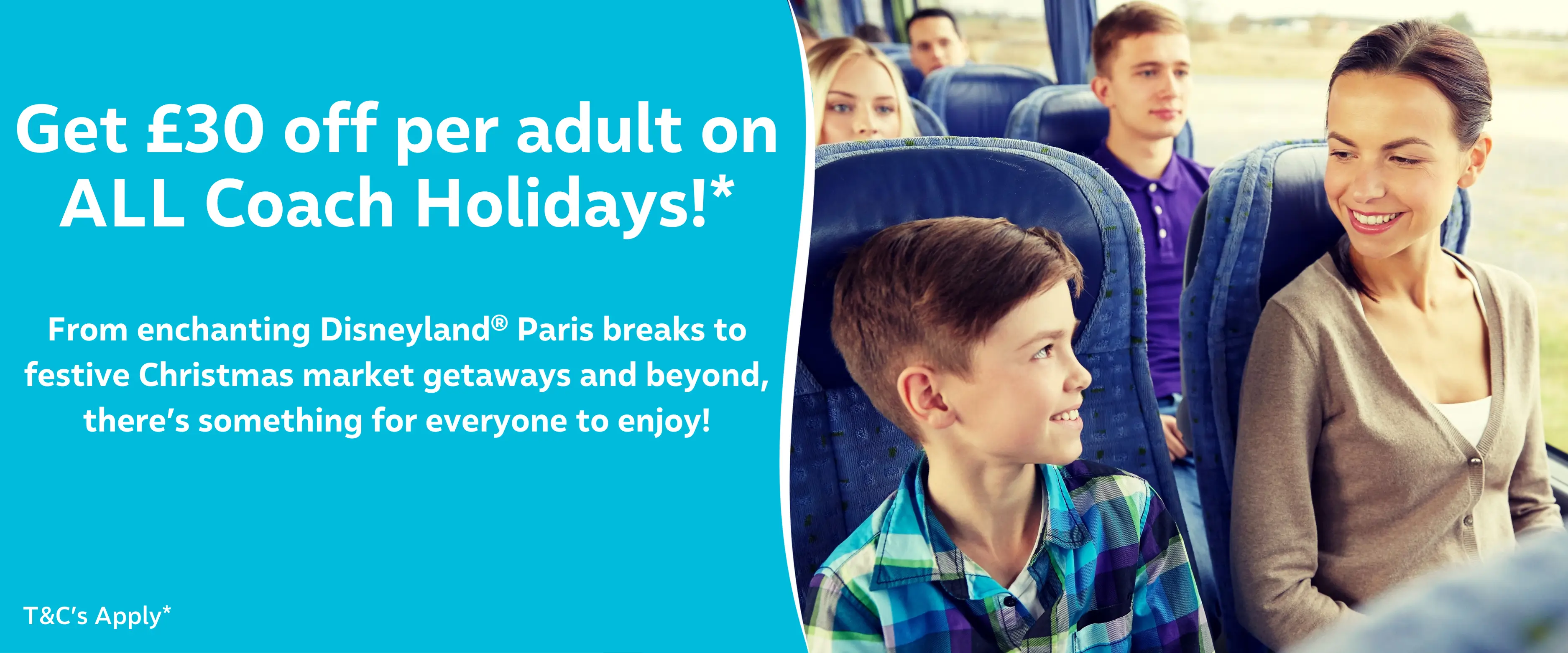 MagicBreaks COACH 30 OFF PER ADULT carousel banner