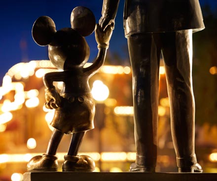 Golden ‘Disney Fab 50 Character Collection’ Sculptures 