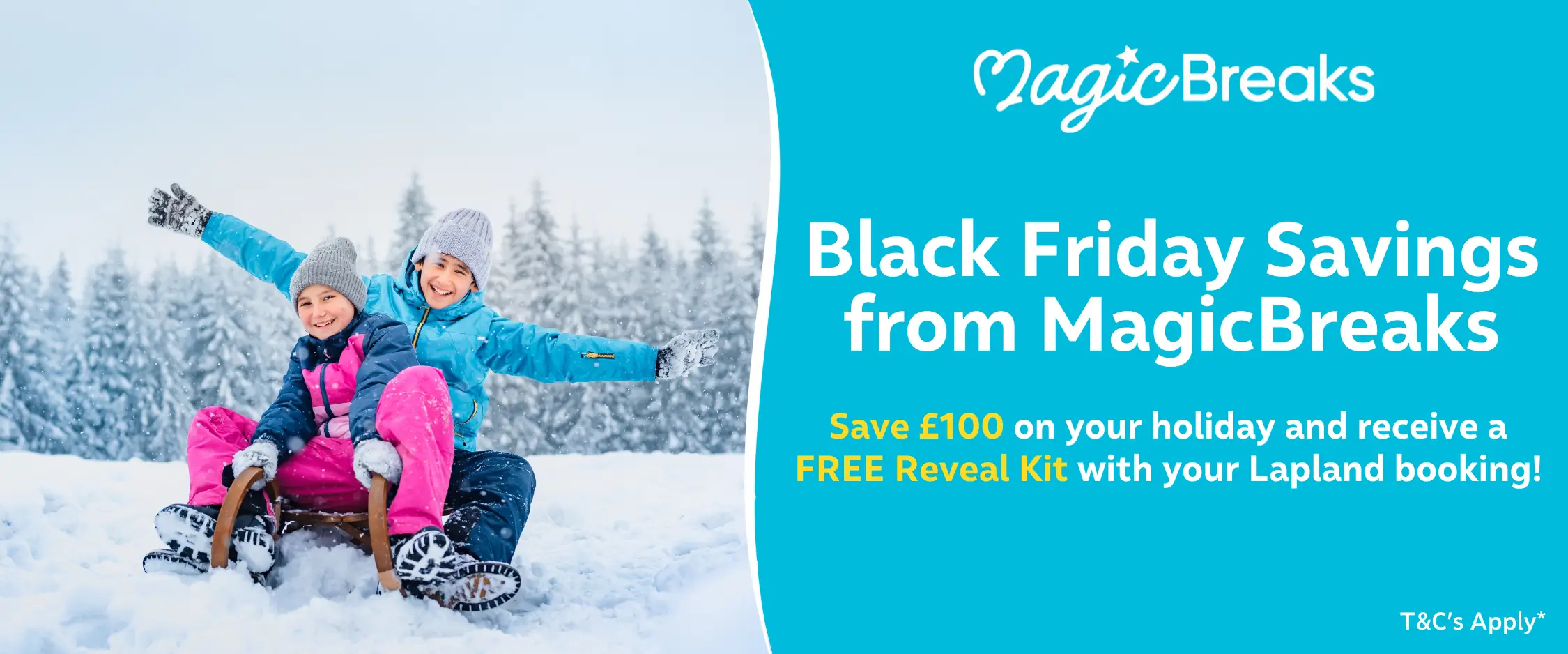 MagicBreaks Lapland Black Friday Offer carousel banner