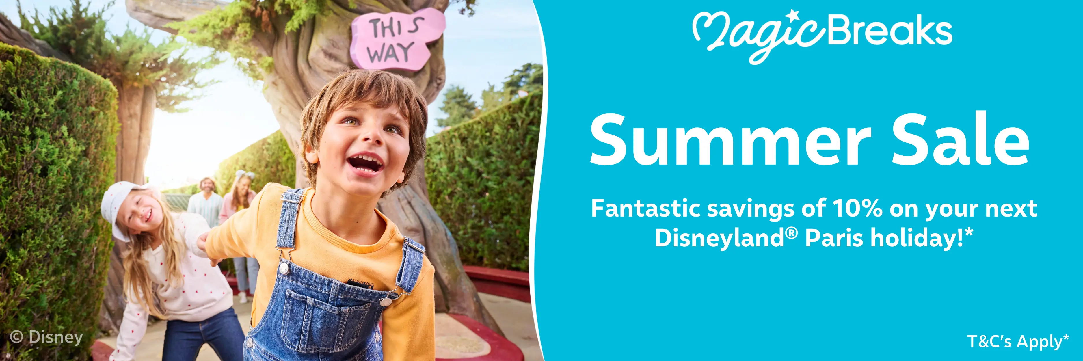 MagicBreaks Summer Sale carousel banner