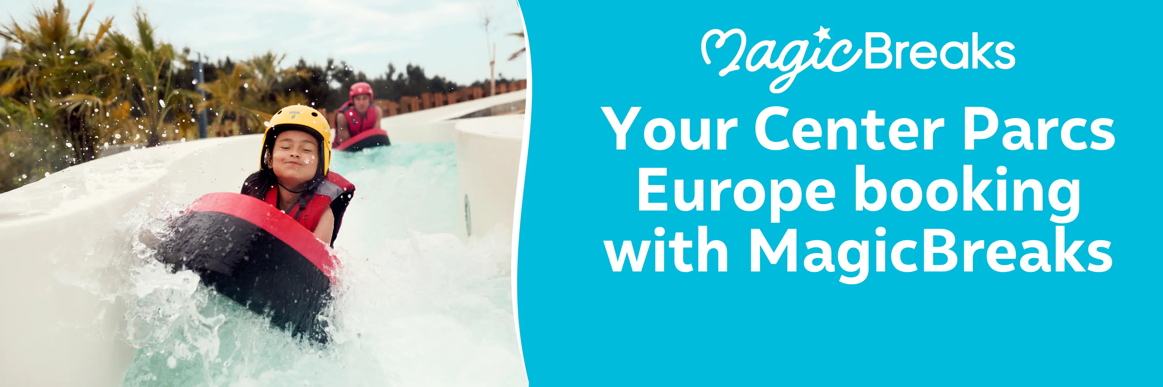MagicBreaks Your Center Parcs Europe booking with MagicBreaks carousel banner