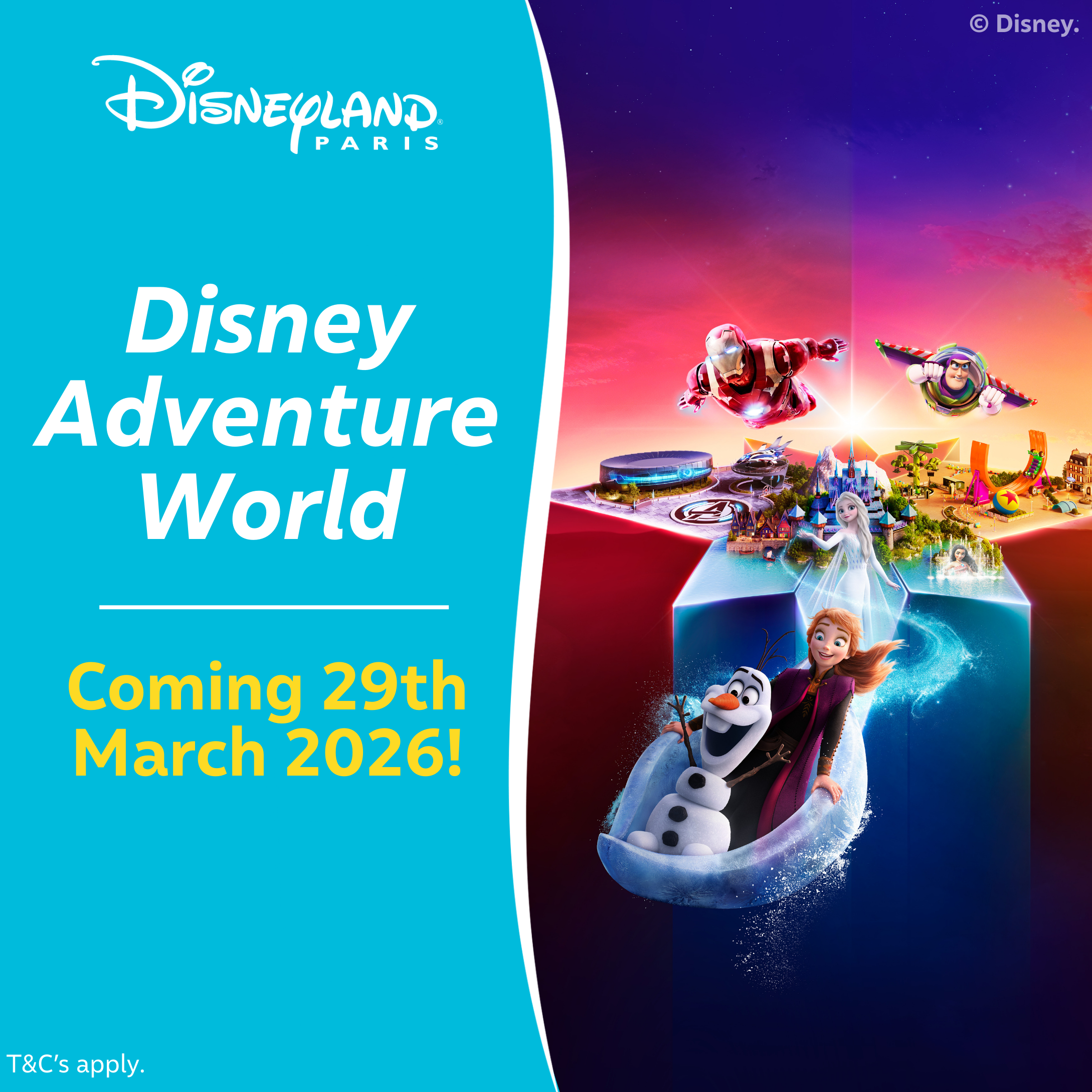 MagicBreaks DISNEY ADVENTURE WORLD carousel banner