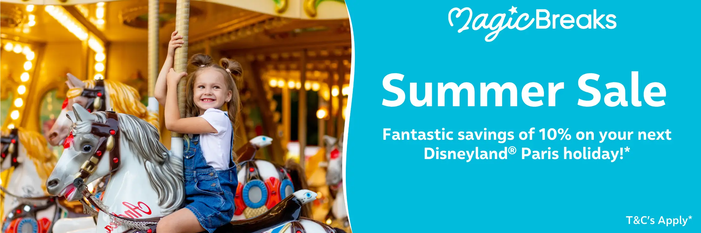 MagicBreaks Summer Sale carousel banner