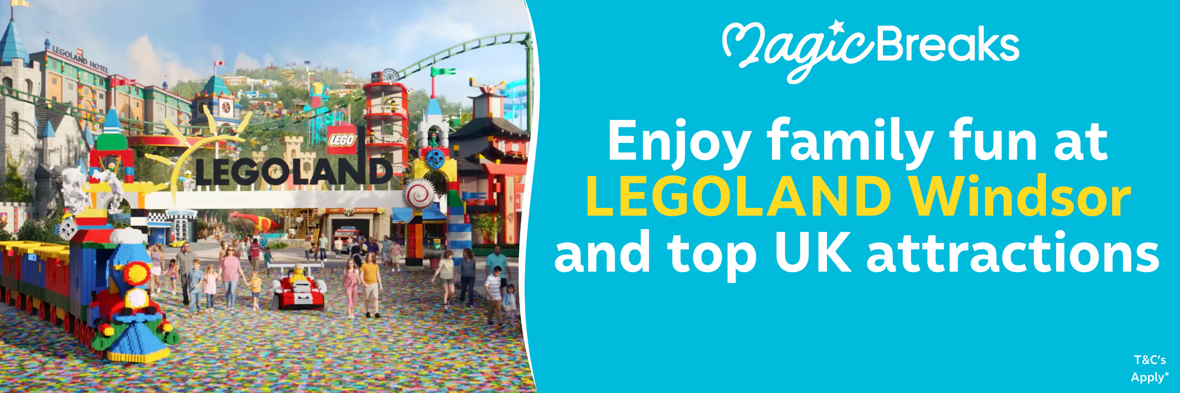 LEGOLAND WINDSOR & UK ATTR MagicBreaks LEGOLAND WINDSOR & UK ATTR carousel banner