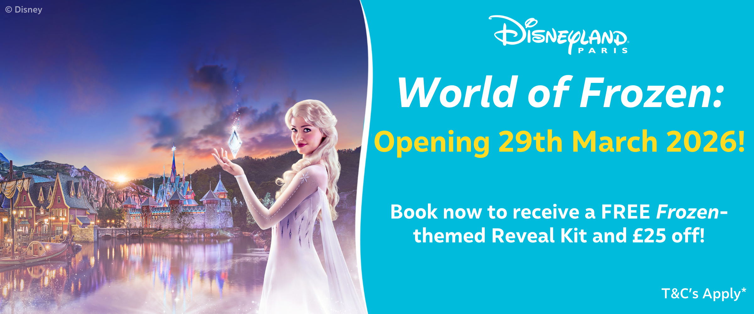 MagicBreaks World of Frozen carousel banner