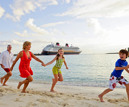 Carrera de 5 km en Castaway Cay