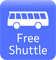 Free Shuttle hotel facility icon