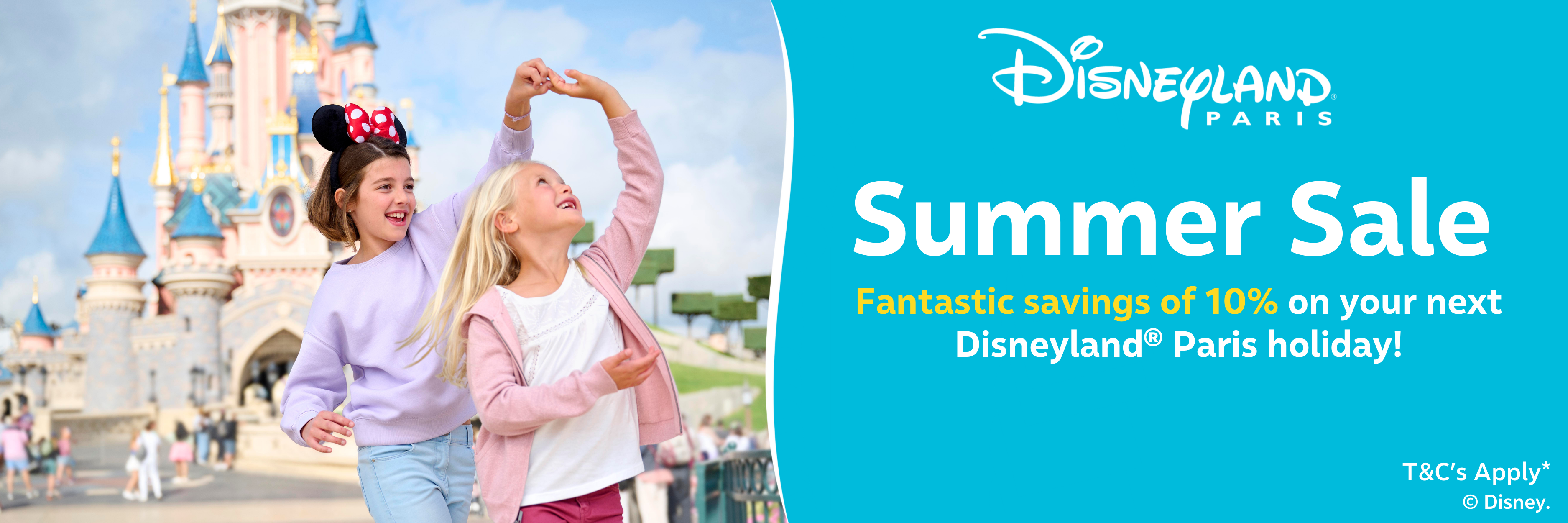 MagicBreaks Summer Sale Disney carousel banner