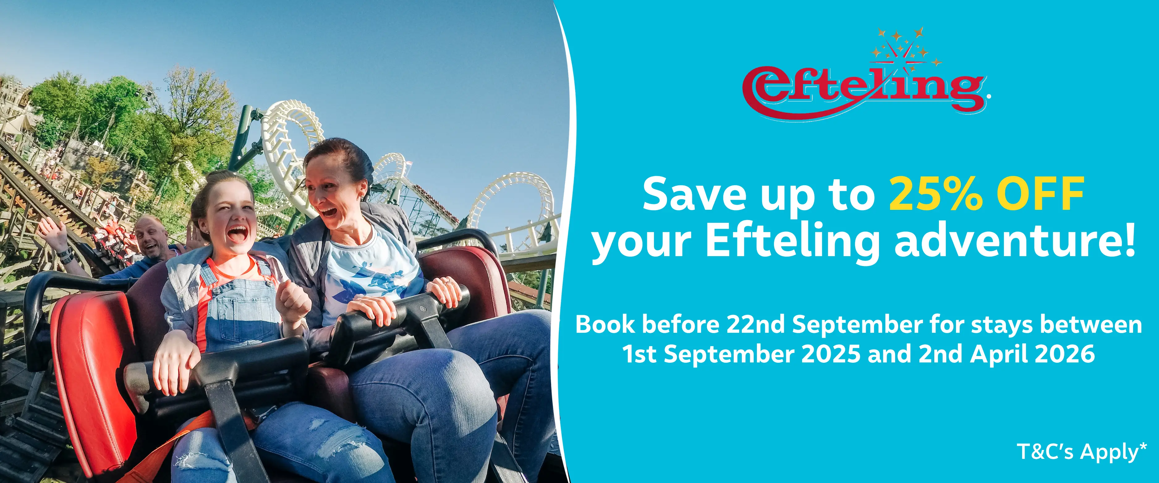 MagicBreaks Efteling 25% OFF carousel banner