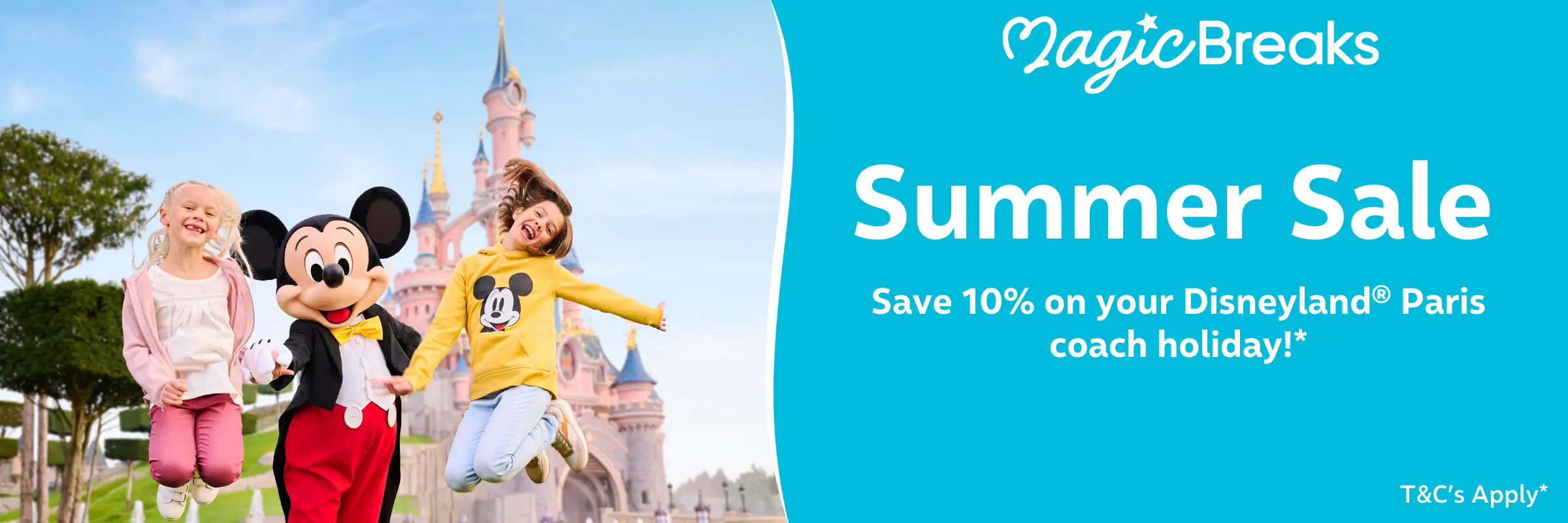 MagicBreaks Summer Sale - Coach carousel banner