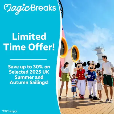 MagicBreaks UK Sailings 30% Off carousel banner