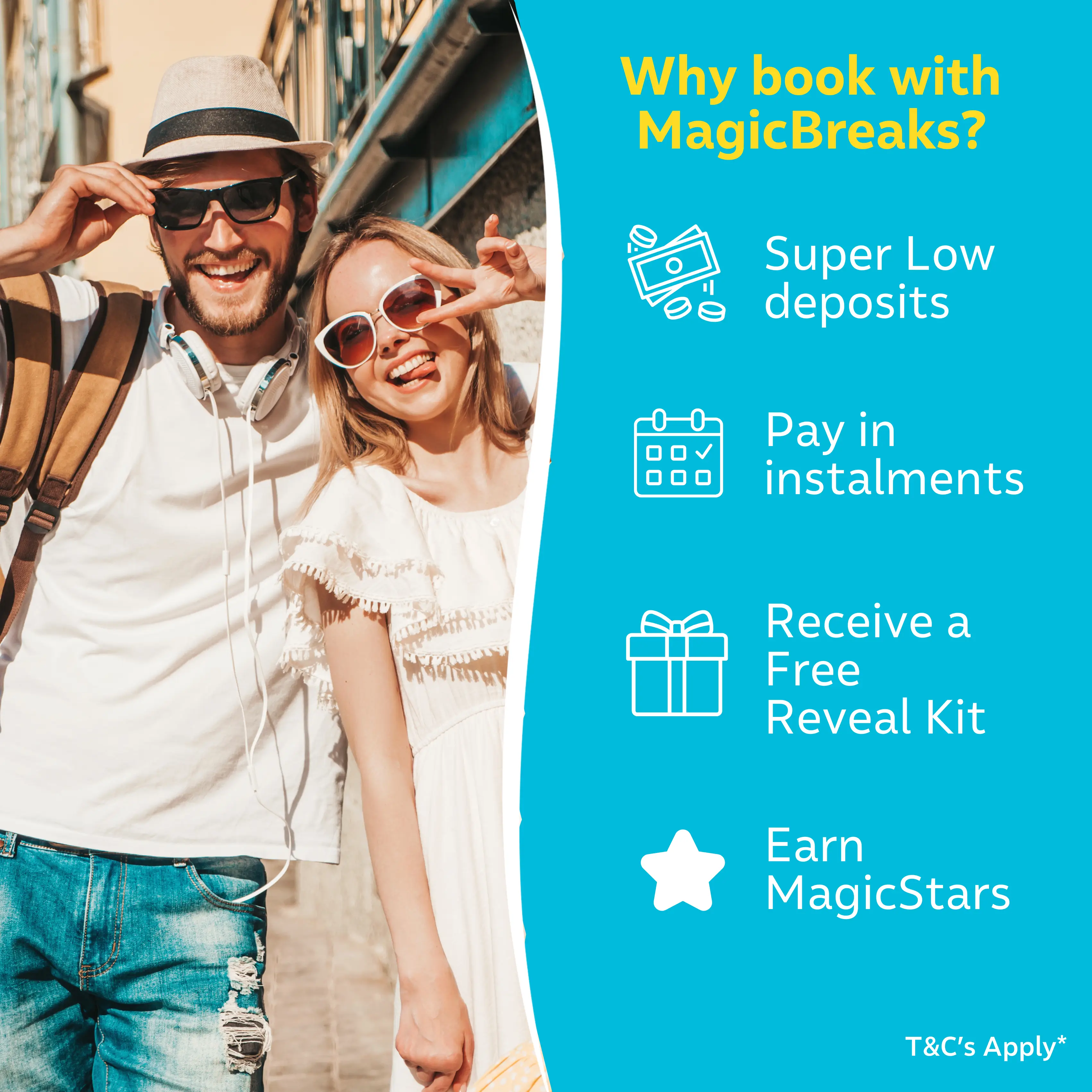 MagicBreaks WHY BOOK WITH MAGICBREAKS carousel banner