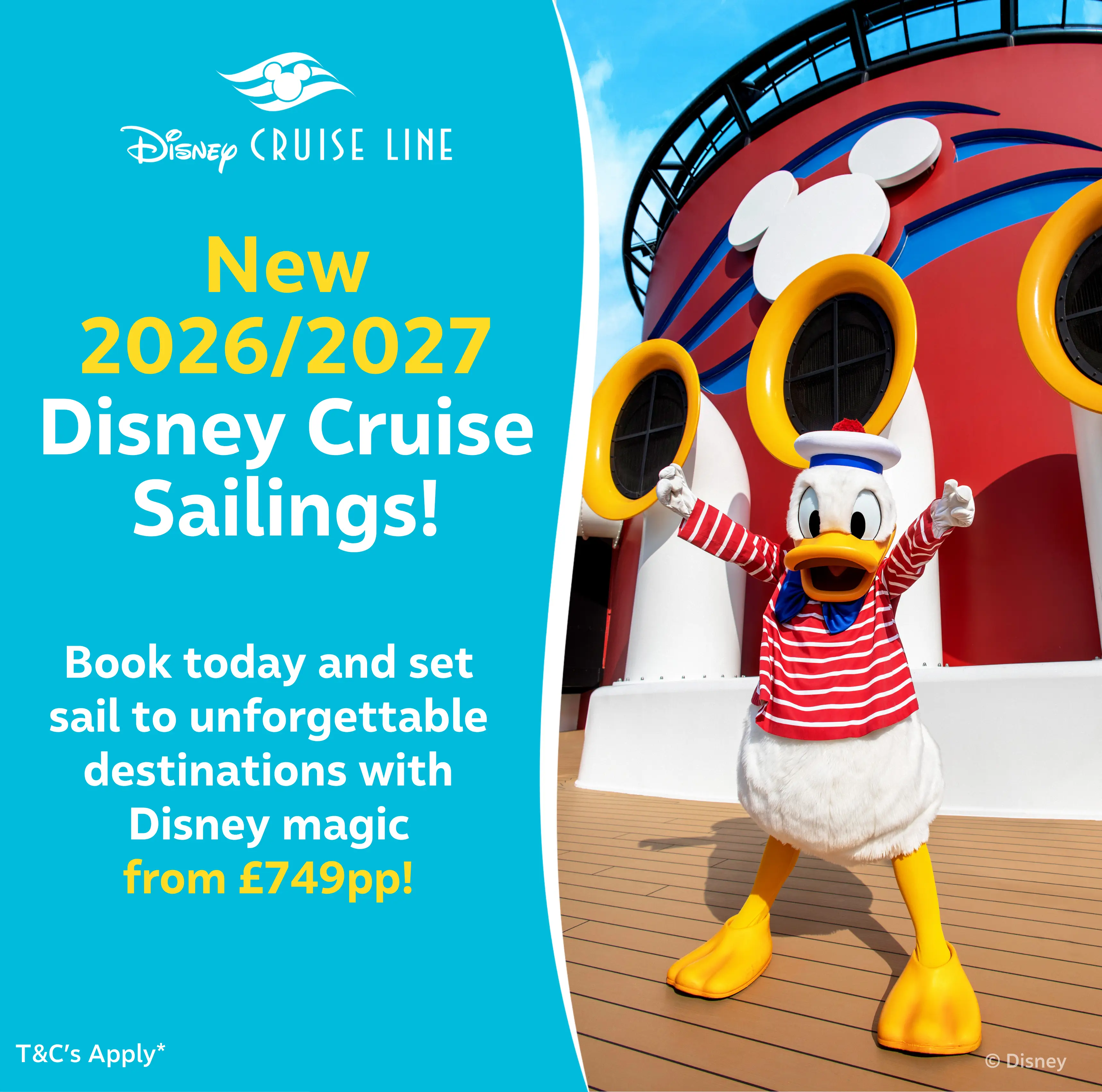 MagicBreaks New 2026 & 2027 Sailings! carousel banner