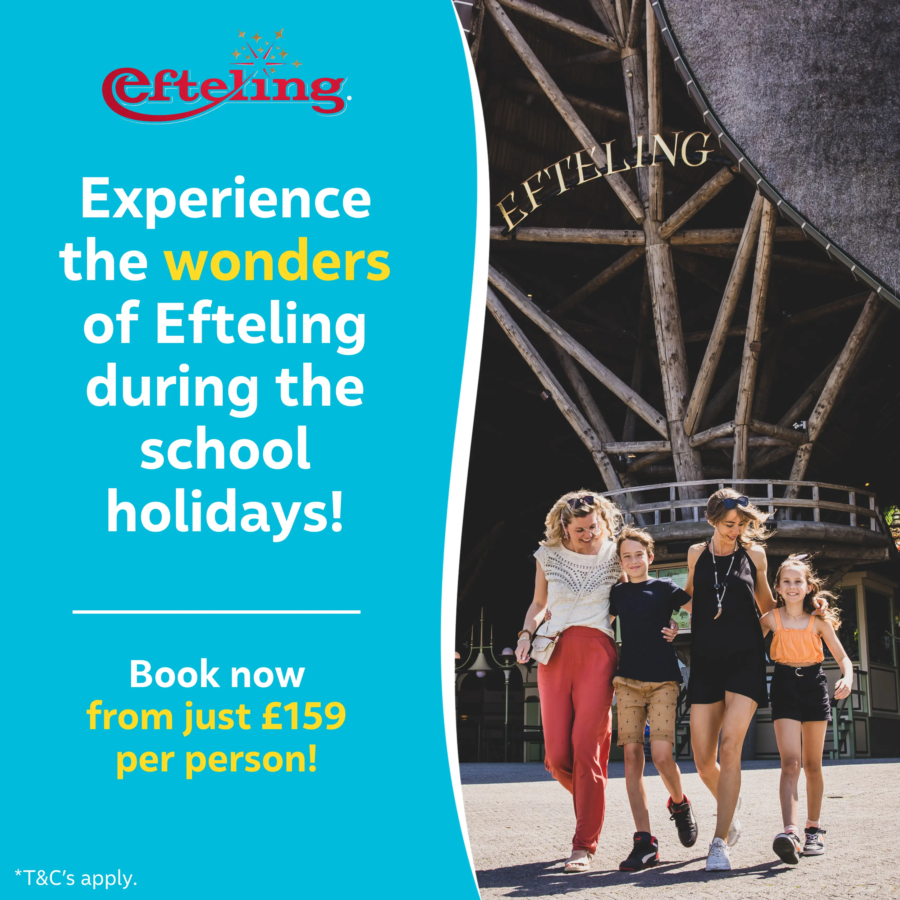 MagicBreaks EFTELING SCHOOL HOLIDAYS carousel banner