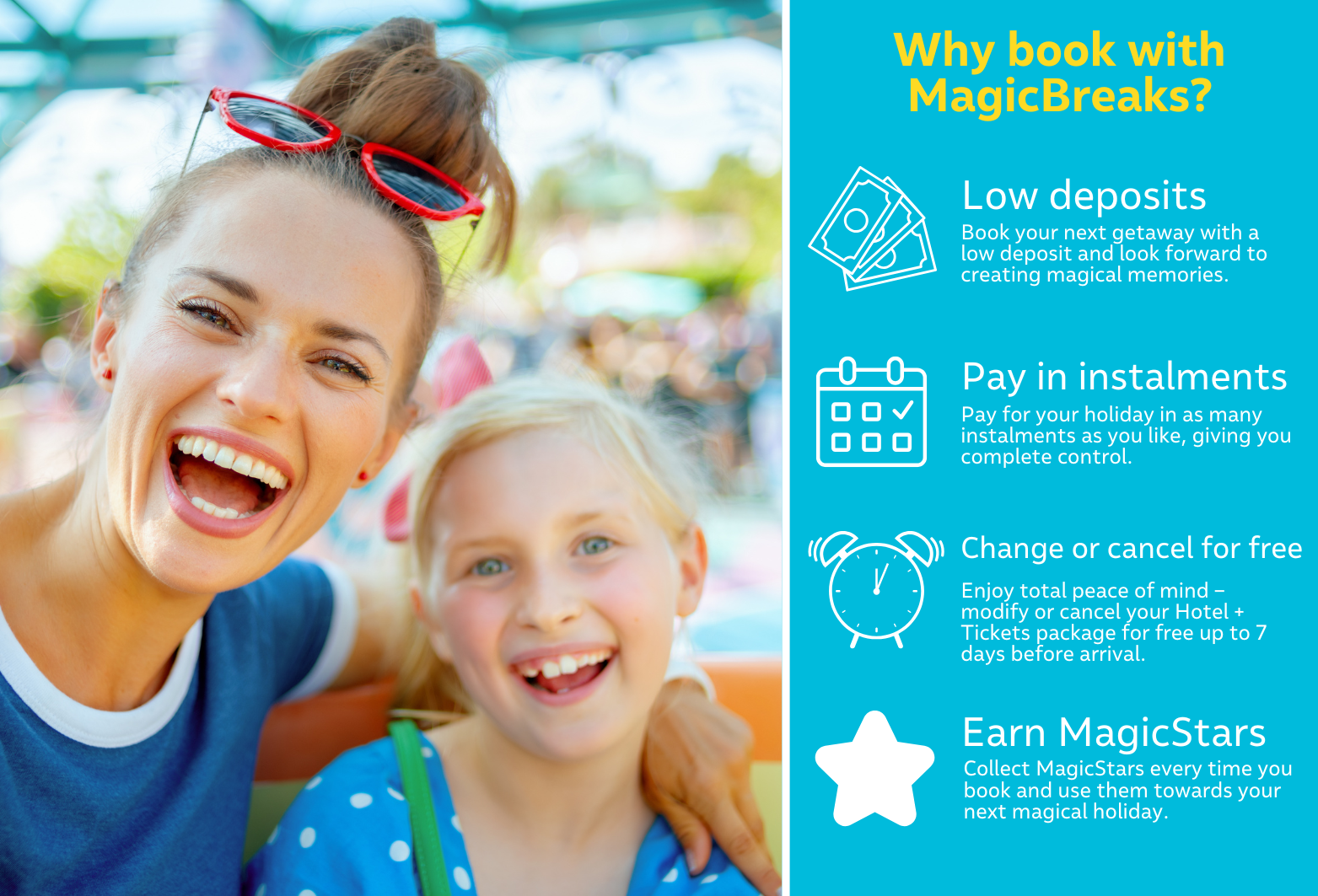 MagicBreaks WHY BOOK WITH MAGICBREAKS carousel banner