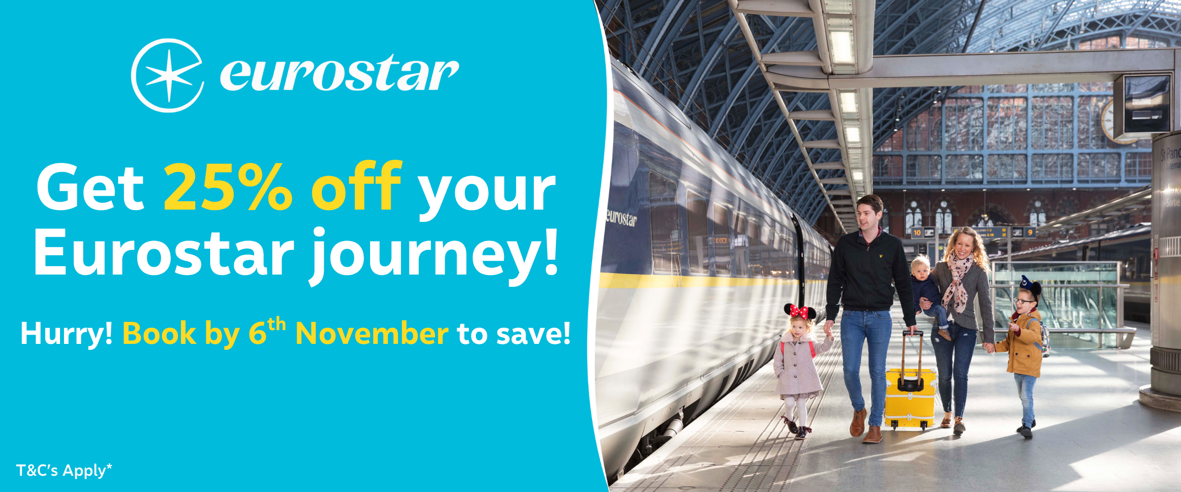 MagicBreaks EUROSTAR OFFER carousel banner