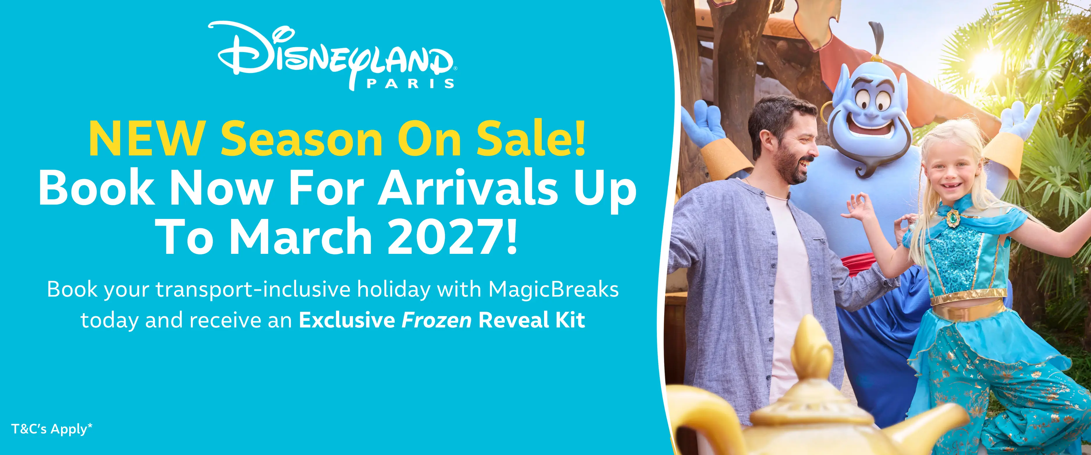 MagicBreaks NEW Disneyland® Paris 2026/2027 Season Available! carousel banner