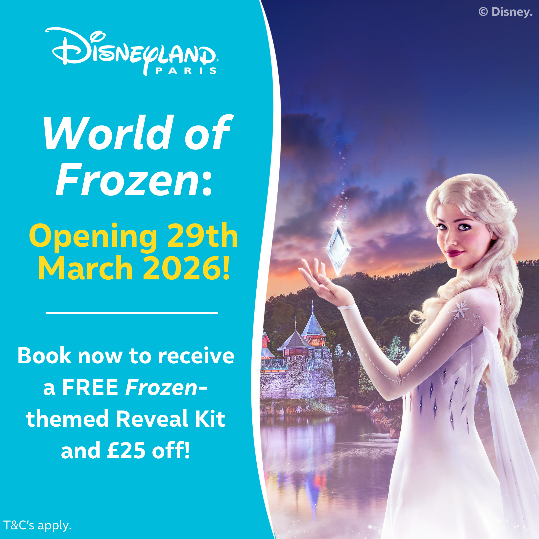 MagicBreaks World of Frozen carousel banner