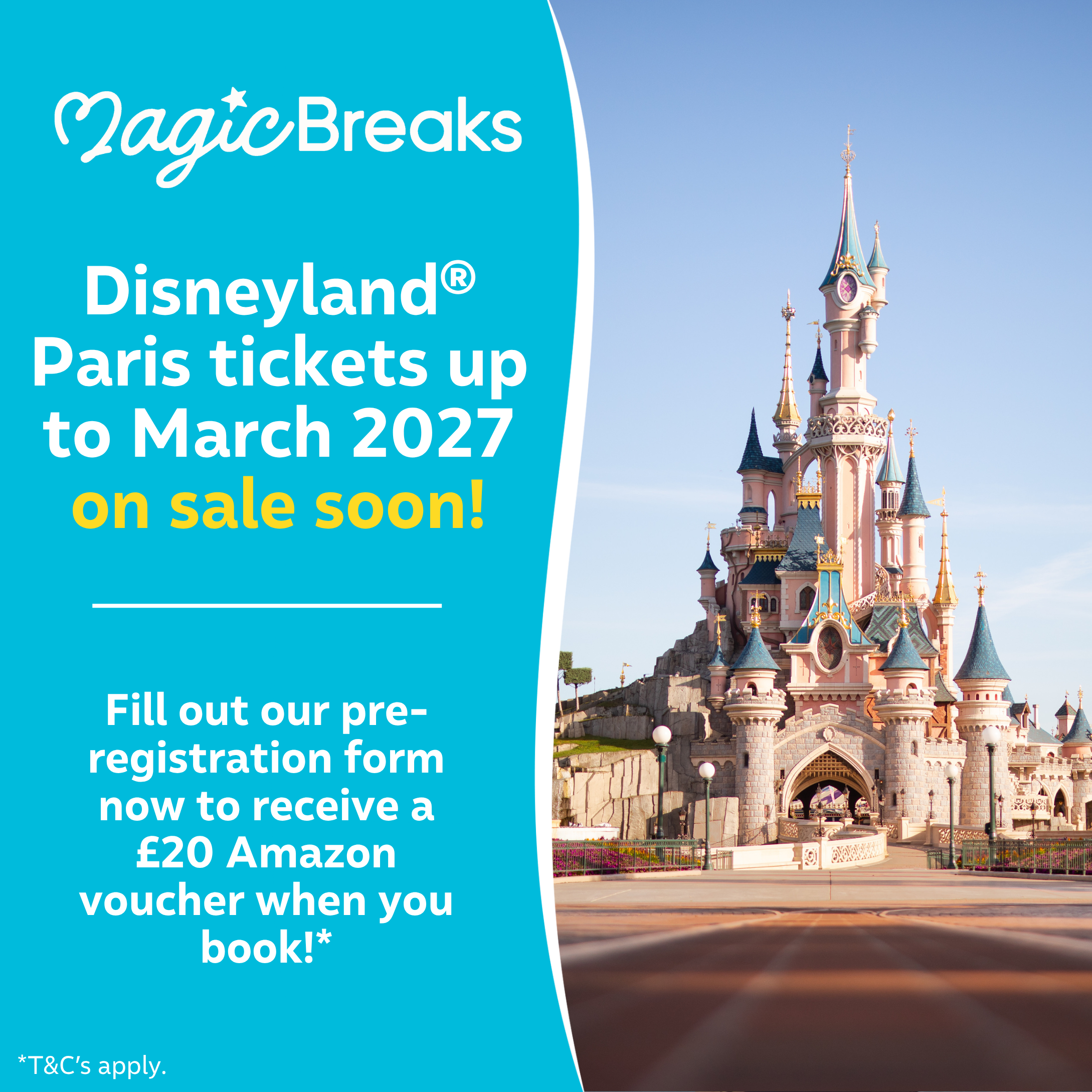 MagicBreaks DLP 2026/27 TICKETS ON SALE SOON carousel banner