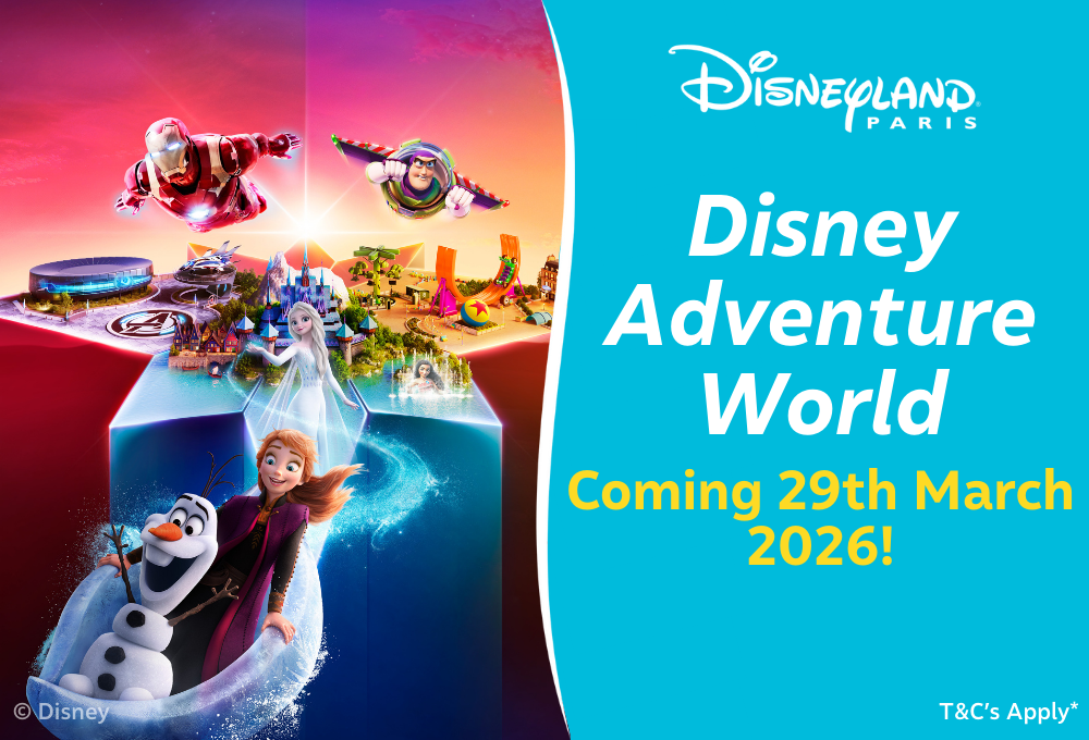 MagicBreaks DISNEY ADVENTURE WORLD carousel banner