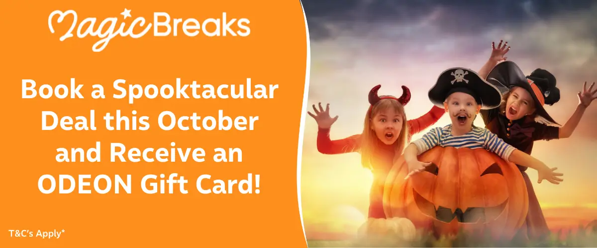 MagicBreaks Spooktacular Deals carousel banner