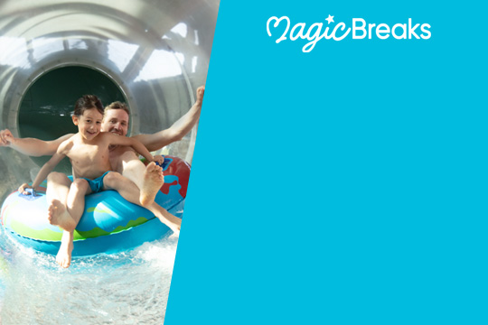 MagicBreaks Huge indoor water park special offer carousel banner