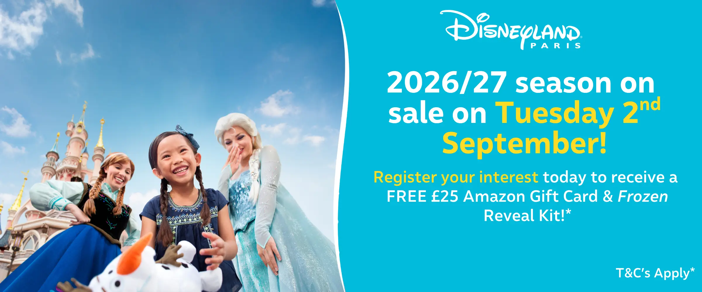 MagicBreaks New DLP Season advance registration carousel banner