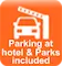 Free Hotel Parking hotel facility icon