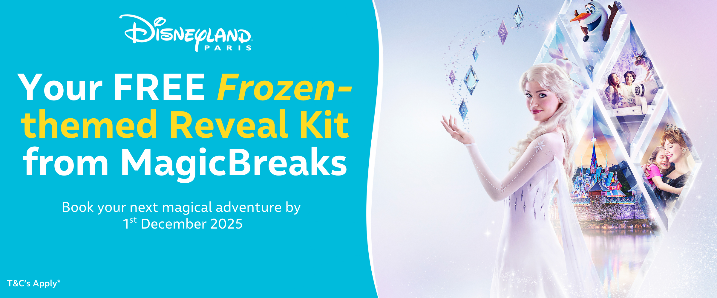 MagicBreaks Frozen Reveal Kit carousel banner