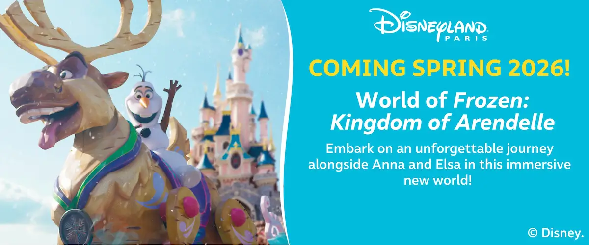 MagicBreaks World of Frozen Coming Spring 2026 carousel banner