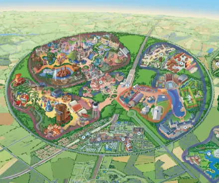 Disneyland® Paris Map