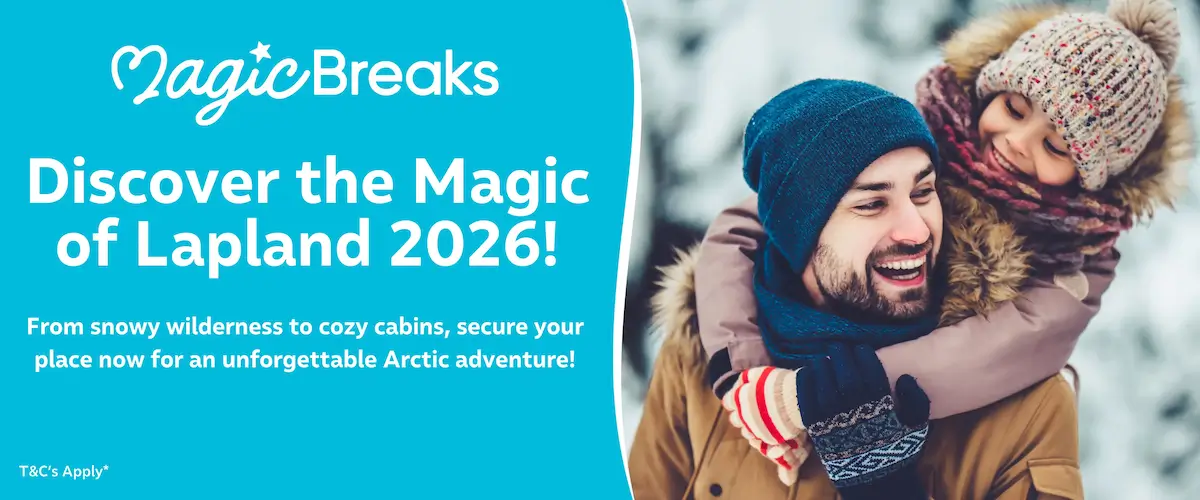 MagicBreaks Lapland 2026 carousel banner